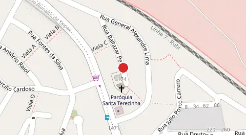 Mapa da localização