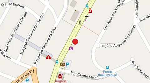 Mapa da localização