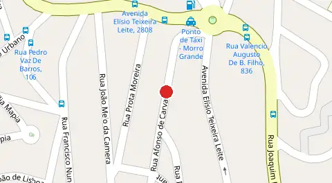 Mapa da localização
