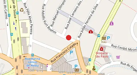 Mapa da localização