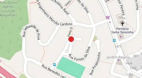Mapa da localização