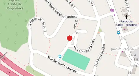 Mapa da localização