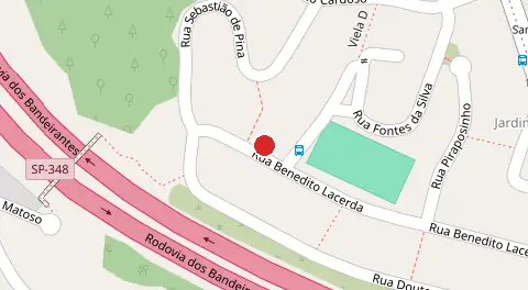 Mapa da localização