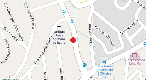 Mapa da localização