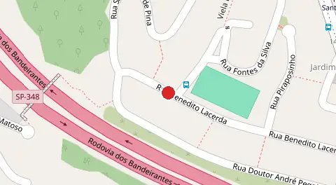 Mapa da localização