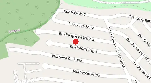 Mapa da localização