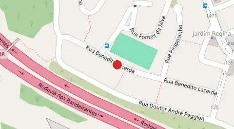Mapa da localização