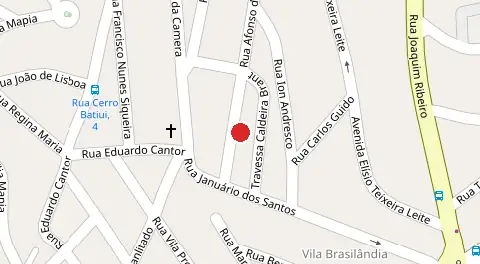 Mapa da localização
