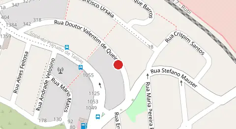Mapa da localização