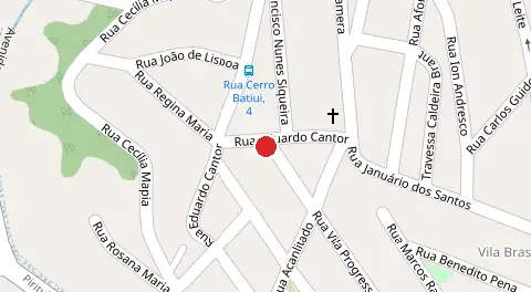 Mapa da localização