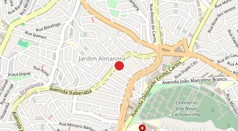 Mapa de Brasilandia