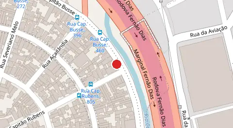 Mapa da localização