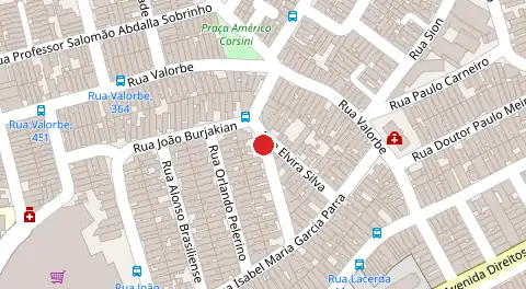 Mapa da localização
