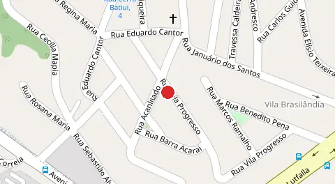 Mapa da localização
