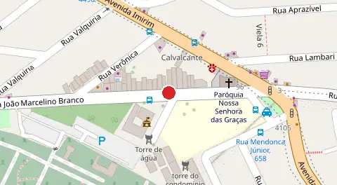 Mapa da localização