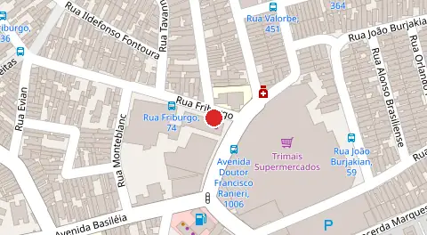 Mapa da localização
