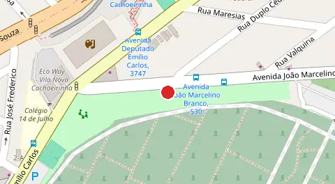Mapa da localização