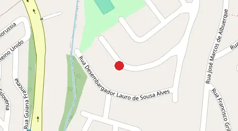 Mapa da localização