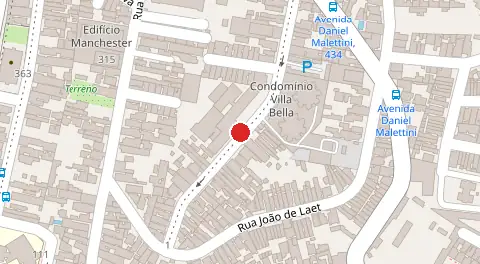Mapa da localização
