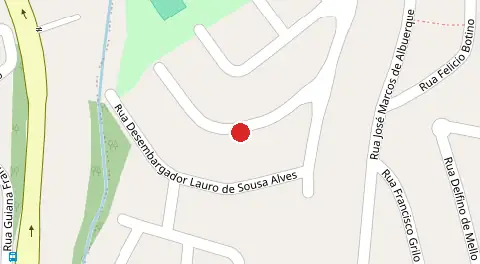 Mapa da localização