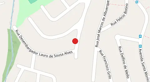 Mapa da localização