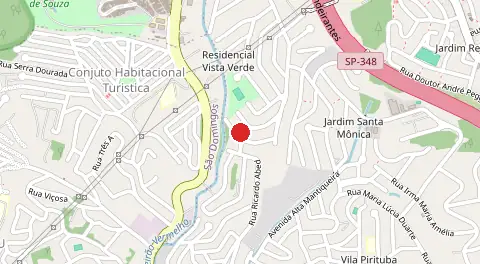 Mapa de Desembargador Lauro de Souza Alves