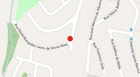 Mapa da localização