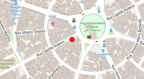 Mapa da localização