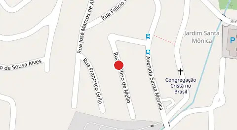 Mapa da localização