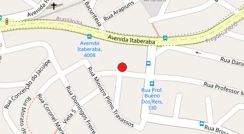 Mapa da localização