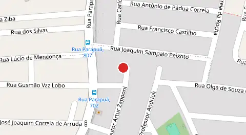 Mapa da localização
