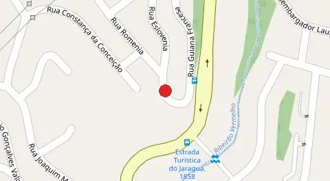 Mapa da localização