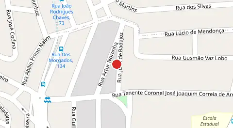 Mapa da localização