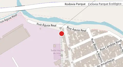 Mapa da localização