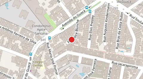 Mapa da localização