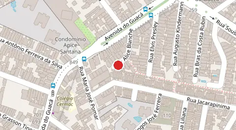 Mapa da localização