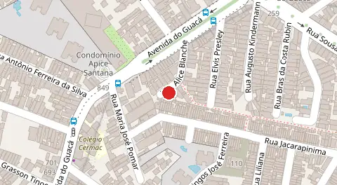 Mapa da localização