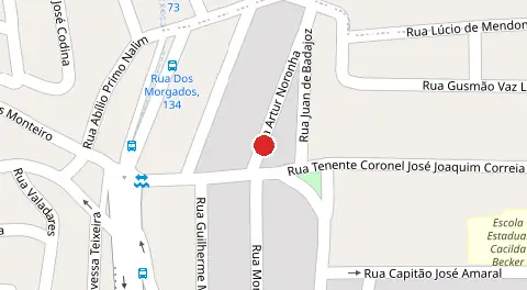 Mapa da localização