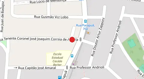 Mapa da localização