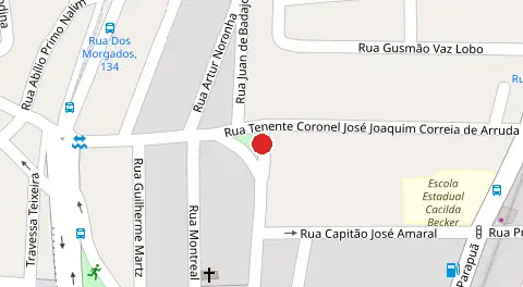 Mapa da localização