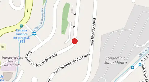 Mapa da localização