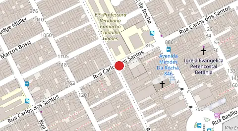 Mapa da localização