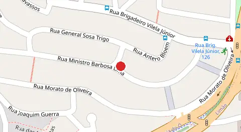 Mapa da localização