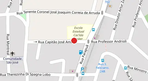 Mapa da localização