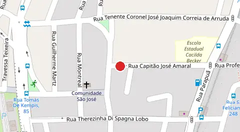 Mapa da localização