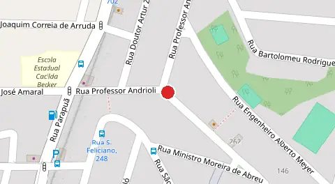 Mapa da localização