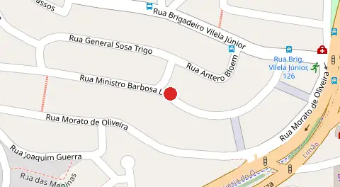Mapa da localização