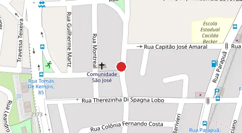Mapa da localização