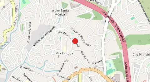 Mapa de Jardim Santa Mônica