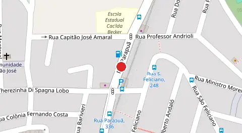 Mapa da localização